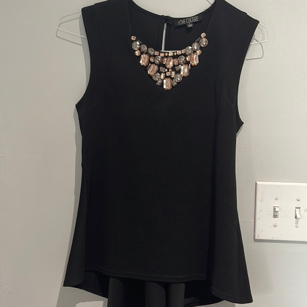 Black dress top